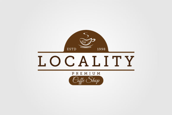 A Coffee Shop Logo Symbol for Artisan Brand Graphics