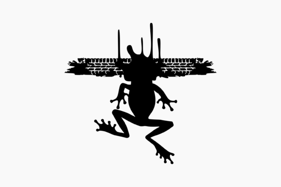 A Frog Graphic for Handmade Branding and Crafts