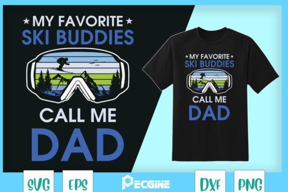 A Playful T-Shirt Graphic for Dad-themed Merchandise