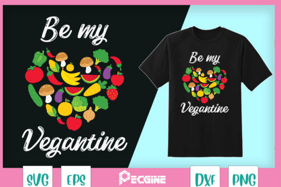 Be My Vegantine: A Graphic Design Asset for Editorial Content