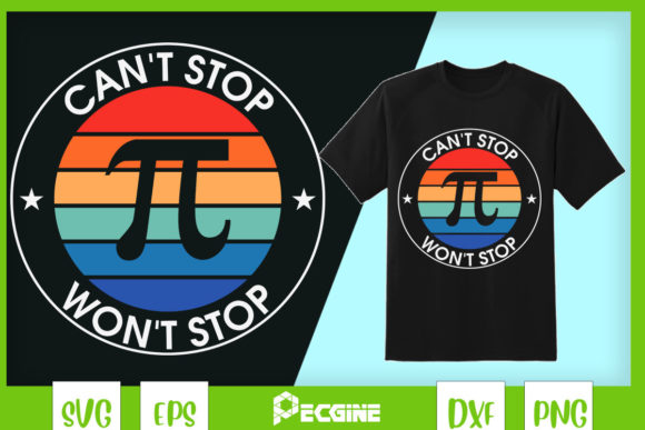 Can't Stop Pi Won't Stop: A T-Shirt Design Graphics Review