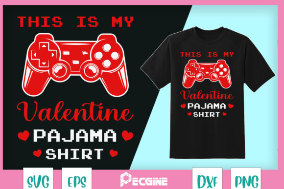 Cozy Valentine Graphics for Gamer Couples T-Shirt Designs