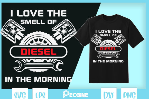 Crafting Bold Diesel Truck Graphics for T-Shirt Designs