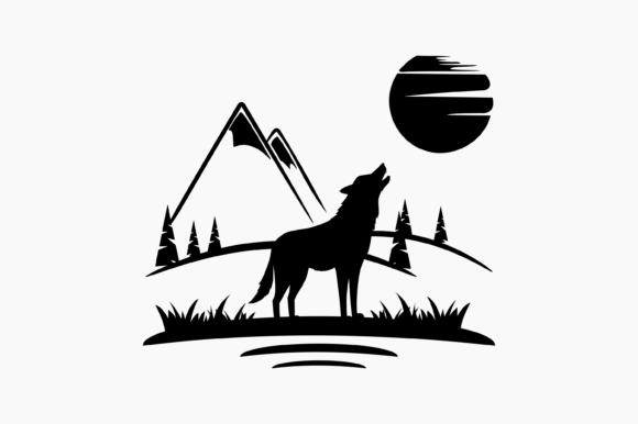 Crafting Brand Stories with a Howling Wolf Moon Graphic