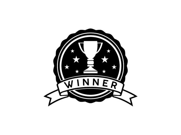 Crafting with the Winner Trophy Emblem Graphics for Product Logos