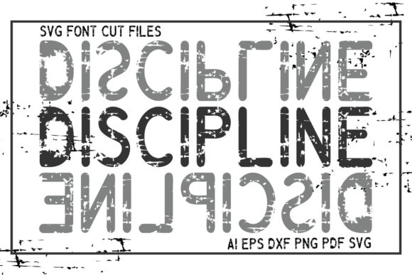 Discipline Font: A Graphic Asset for Crafts and Digital Products