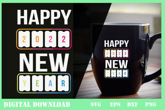 Evaluating the 2022 Scoreboard Happy New Year Graphics for Print Templates