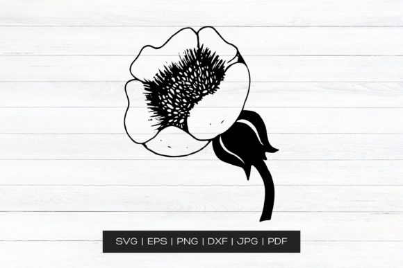 Hand Drawn Flower Art as a Versatile Graphics Asset for Crafts and Design