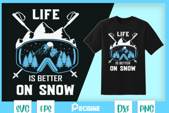 Life is Better on Colorado Snow: A Graphics & T-Shirt Design Review