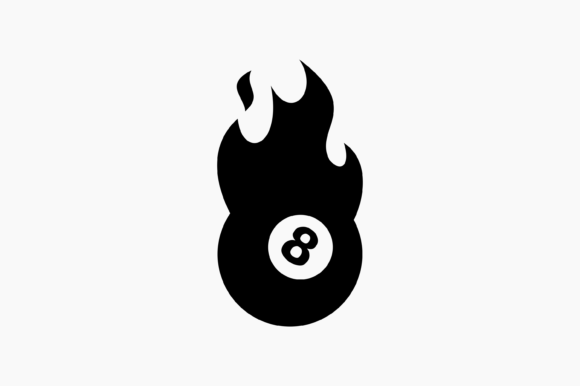 The Flaming 8 Ball: A Bold Emblem for Modern Crafts