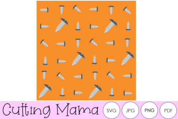 The Orange Scream: A Seamless Pattern for Marketing Graphics