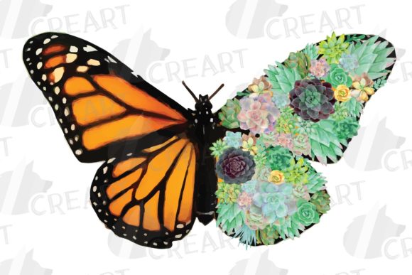Why Succulent Butterfly Graphics are a Designer's Secret Asset